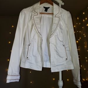 WHBM White Jacket